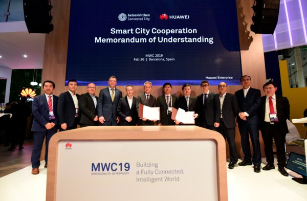 Huawei and Gelsenkirchen MoU Signing Ceremony for Smart City