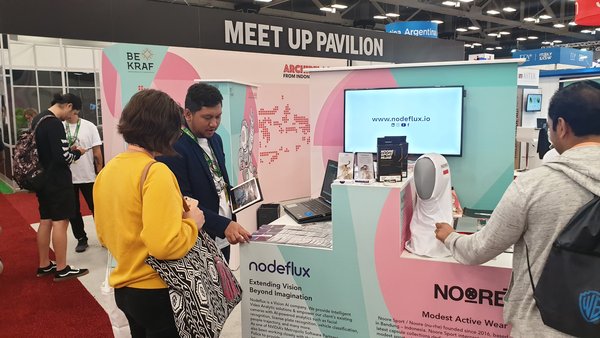 Nodeflux booth at the SXSW, Texas, United States, March 11, 2019