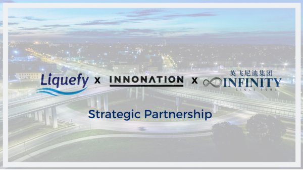 利用區塊鏈技術為企業提供嶄新商業模式方案的 Liquefy 宣布與 Infinity 集團及Innonation的合作。Infinity 集團是活躍於中國、以色列和美國的跨境投資公司，擁有超過15億美元資產管理規模；Innonation則是促進以色列和中國之間的跨境合作關係的平台。
