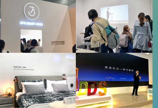 37度智能家具在广州国际家博会现场