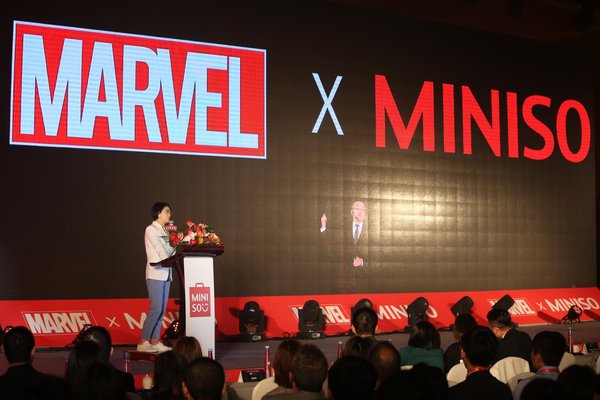 MINISO announced the official cooperation with the world’s top IP Marvel.