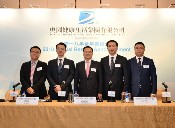Left to right: Chief Financial Officer and Director of Financial Management Division, Mr. Xu Xiaodong, Executive Director, Mr. Tao Yu, Chairman of the Board and Non-executive Director, Mr. Guo Zining, Non-executive Director, Mr. Chen Zhibin and Chief Operating Officer