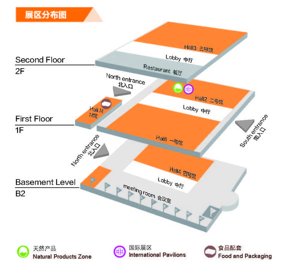 上海世博展览馆展区分布