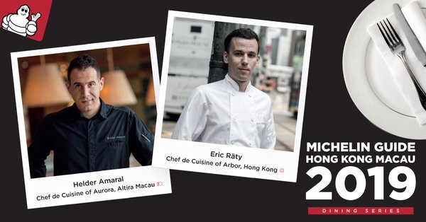 Chef Helder Amaral of Aurora Macau to collaborate with chef Eric Räty of one-MICHELIN-starred Arbor Hong Kong this June