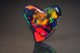 Heart-shaped black opal from Cody Opal (Australia)