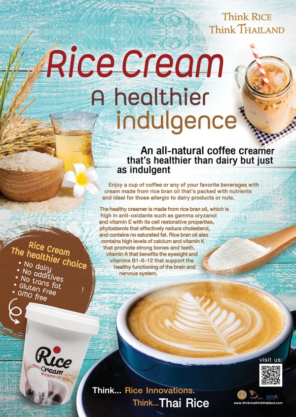 Rice Cream -- A Healthier Indulgence from Thai Rice