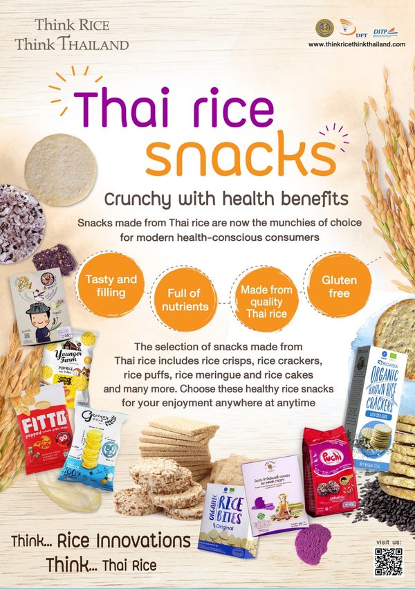 Thai Rice Snacks Offers Health Benefits