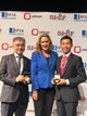 Mr Andrew Young, Associate Director (Innovation) of Sino Group (left), received the recognitions on behalf of Sino Group and the Hong Kong Innovation Foundation.