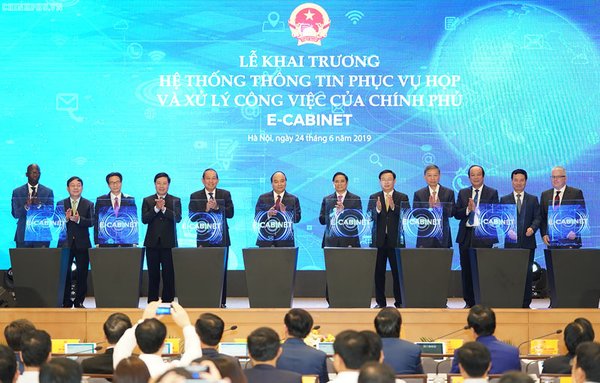 越南政府启用“电子内阁”系统