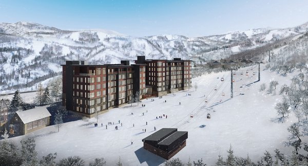 YU KIRORO -- 日本北海道能滑雪进出的豪华公寓项目