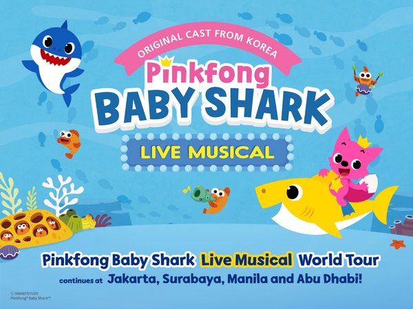 The 'Pinkfong Baby Shark Live Musical' World Tour Continues in Asia and the Middle East