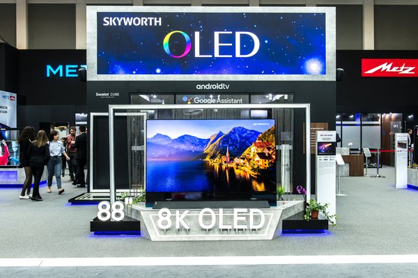 SKYWORTH showcases TV products
