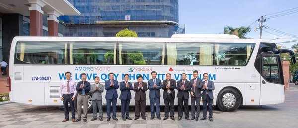 Amorepacific delivered 'Happy Bus' to Qui Nhon, Binh Dinh, Vietnam