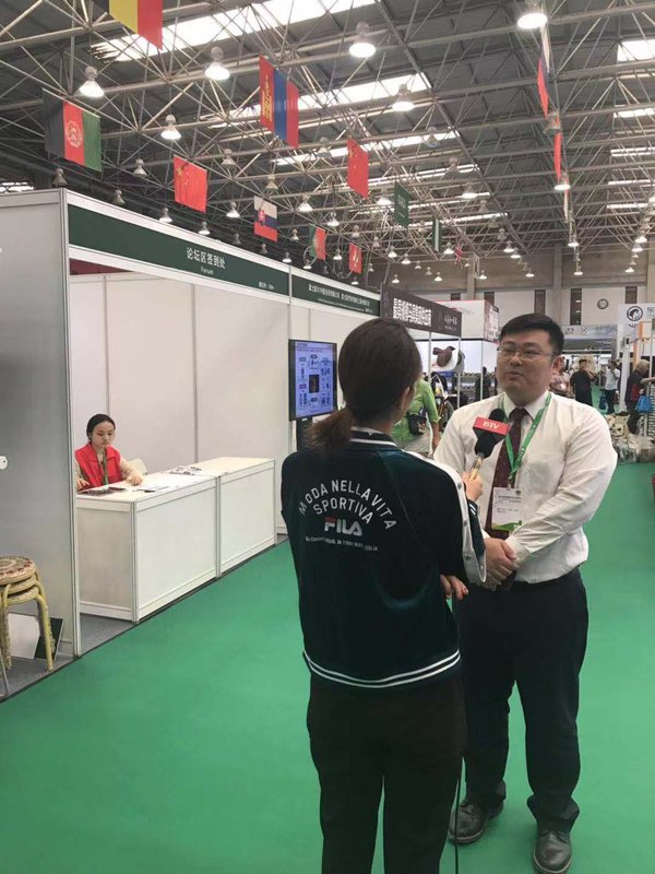 富士医疗技术服务（上海）有限公司副总经理陈晓辉接受BTV北京卫视记者采访