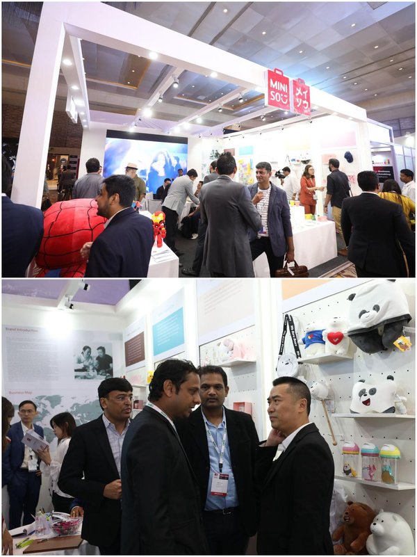 MINISO is popular at IRF, attracting many real estate developers, retailers and franchisees to consult and communicate.