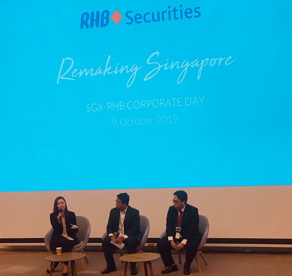 (left to right) Melissa Ow, Deputy Chief Executive of Singapore Tourism Board, Shekhar Jaiswal Head of Equity Research at RHB Securities Singapore and Dr. Lee Nai Jia, Senior Director & Head, Research of Knight Frank sharing their views on Singapore’s tourism and real estate plans.
