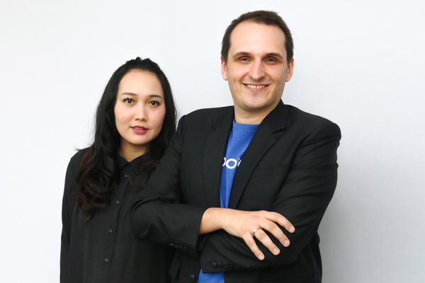 Suci Arumsari (Co-founder & Director Alodokter) & Nathanael Faibis (Co-founder & CEO Alodokter)
