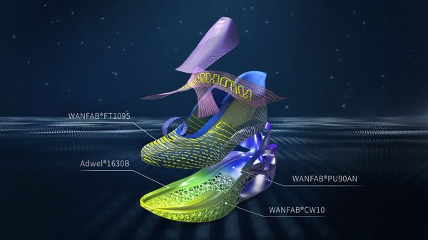 万华化学全球首发全3D打印鞋材解决方案