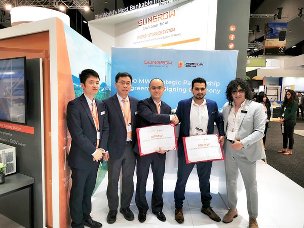 Sungrow Forged 100 MW Residential Distribution Agreement with Prosun Solar at All-Energy Australia 2019