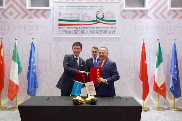 Suning International signed a new agreement with Italian Trade Agency