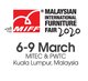 馬來西亞國際傢俱展（MIFF 2020）于3月6日至9日為明年亞洲傢俱採購季掀開序幕