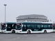 第二届中国国际进口博览会申沃12米纯电动公交大巴运输保障车队