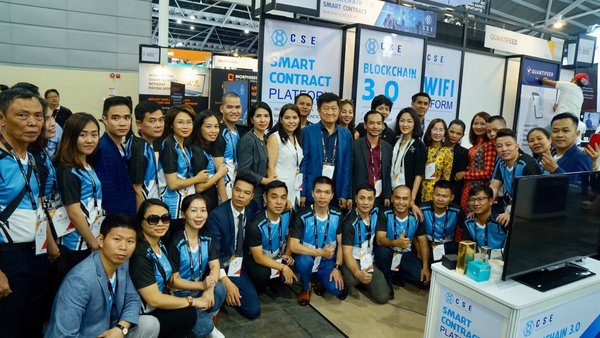 Image: CSE delegation at Singapore Fintech Festival 2019