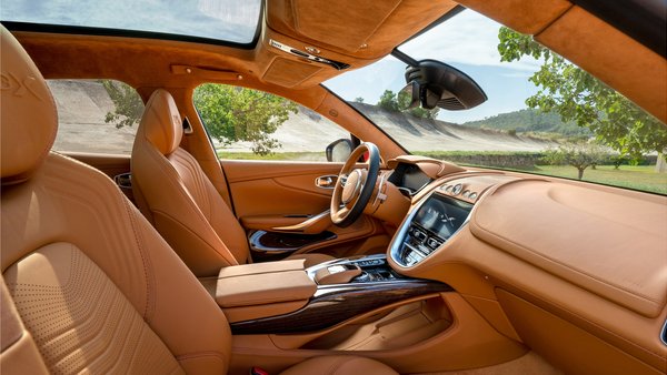 Luxuriously handcrafted interior has been designed to provide equal space and comfort whether sitting in the front or rear of the car.