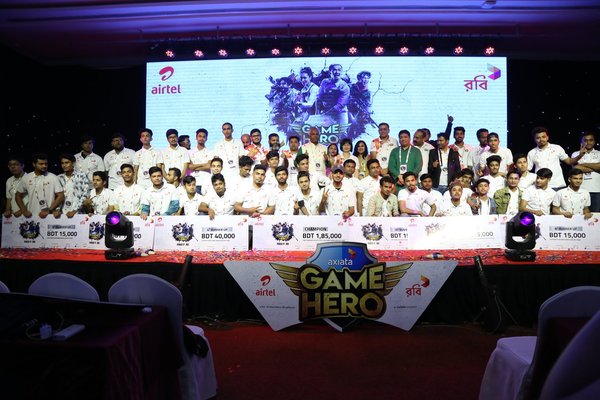 Techninier Sdn Bhd, a leading mobile social gaming and eSports platform provider in collaboration with Robi & Airtel, both the brands of the leading digital company, Robi Axiata Limited have successfully concluded the first ever regional online mobile gaming competition in Bangladesh, titled, “Axiata Game Hero”.