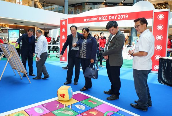 VIP Guest exploring the Jasmine’s Rice Day 2019, Healthy RiceStyle.