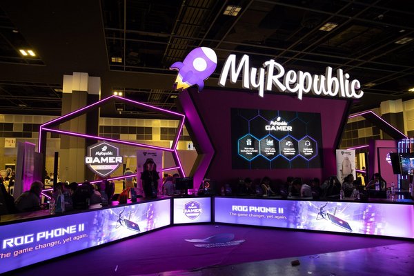 MyRepublic GAMER's booth at GameStart 2019 drew the masses for its League of Legends and Mobile Legends: Bang Bang tournaments.