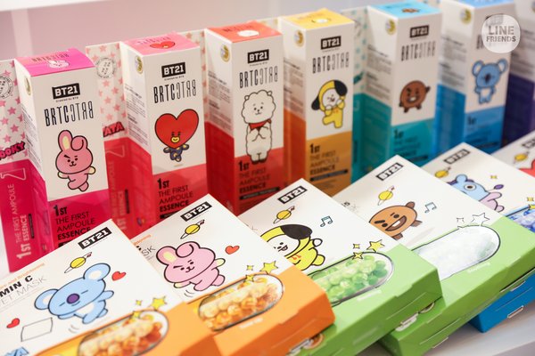 BT21 - 屈臣氏独家合作产品 BRTC护肤系列