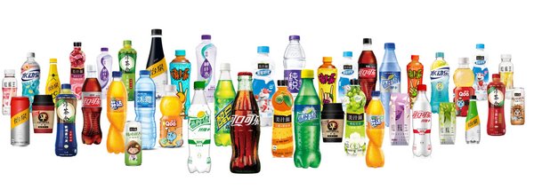 可口可乐在中国市场生产和销售的部分产品