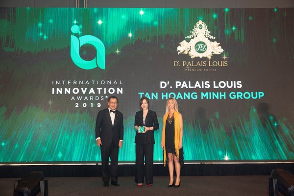 Tan Hoang Minh Group's D.' Palais Louis honoured in the Product Category at the International Innovation Awards 2019 in Singapore.