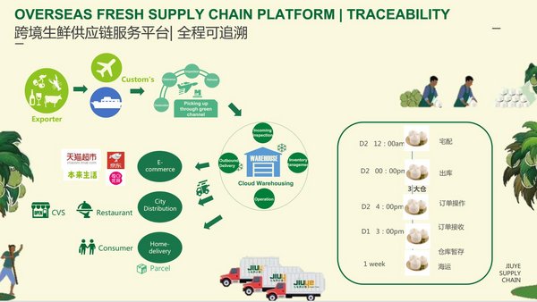 Jiuye SCM's global all-in-one platform for cross-boarder cold chain supply