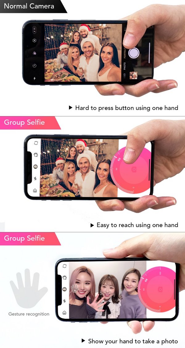Group Selfie offers users a more convenient experience