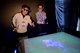 The booth of Construction Industry Council showcases advanced construction technologies. The “Hologram Table” provides interaction with users by displaying 3D images of buildings and objects