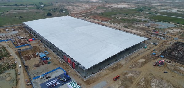 The aerial image of TCL CSOT’s module project in India