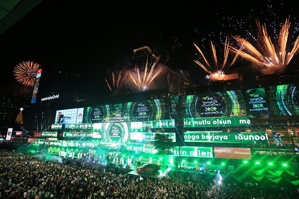 Best countdown celebration at ‘Central World’ – The Times Square of Asia