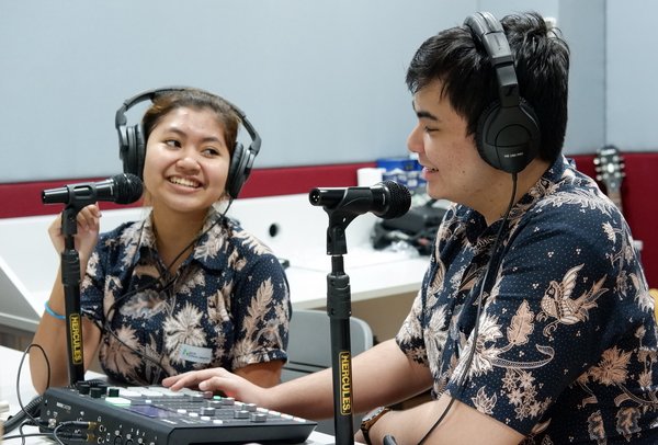 The ACG Radio Station allows students to learn and explore professional broadcast practices.