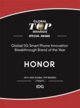 HONOR Crowned Top 15 Global Smart Phone Brand of the Year and Global 5G Smart Phone Innovation Breakthrough Brand by IDG