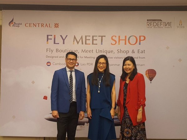 TCEB in partnership with Bangkok Airways and Central Department Store introduce “Fly, Meet, Shop” campaign for CLMV corporate travel markets