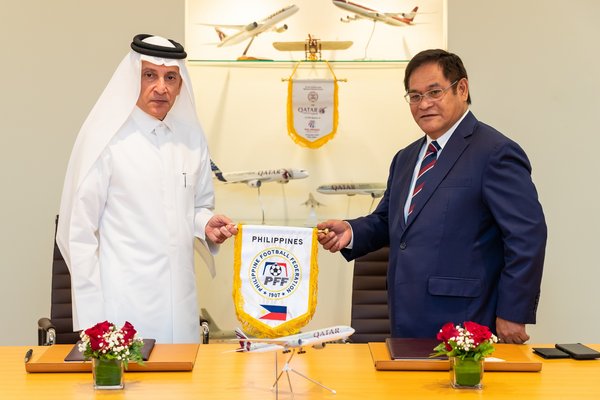 Official Signing Ceremony Between Qatar Airways and the Philippine Football Federation