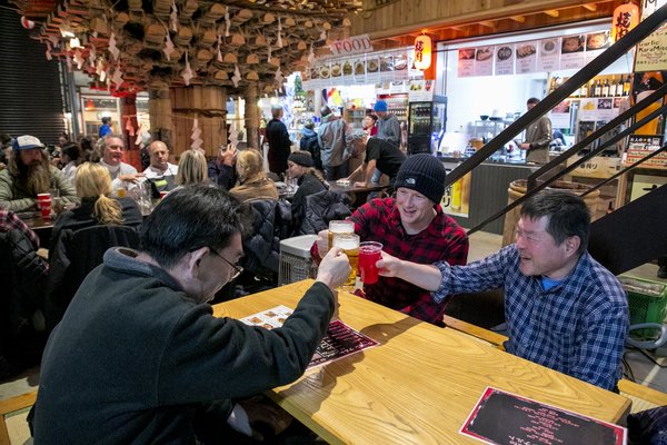 Delectable fusion foods, local IPAs and all staple Japanese food and drinks are available at Nozawa Onsen’s booming night scene.