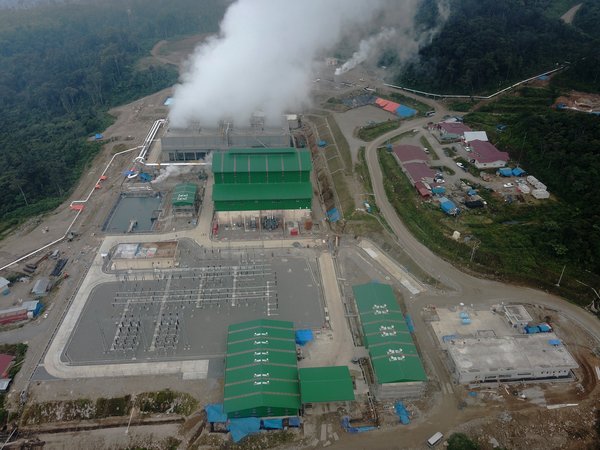 Muara Laboh Phase One Geothermal Power Project (PLTP) located in Solok Selatan Regency, West Sumatra Province, Indonesia.