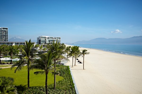Beach view from Hyatt Regency Danang Resort and Spa
