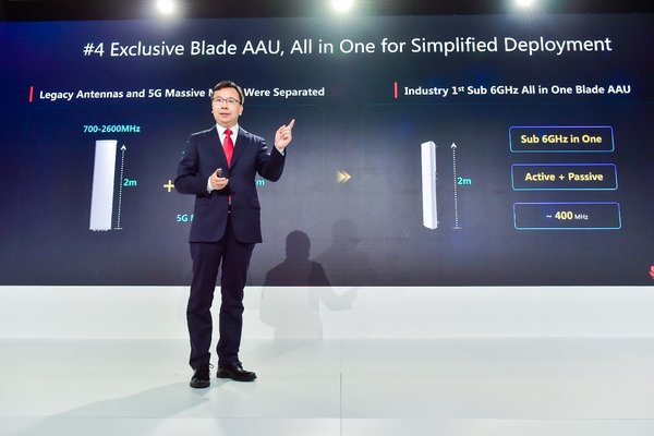 Yang Chaobin Unveils Huawei 5G 10 Key Enablers in London