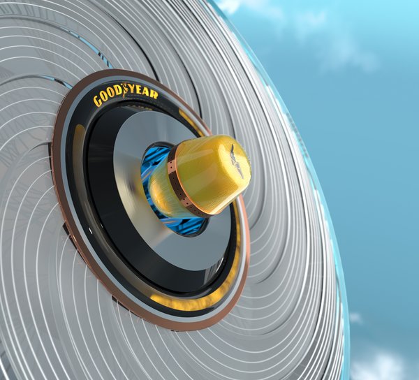 The Goodyear reCharge Concept - Making Tire Changing Easy with Customized Capsules that Renew your Tires