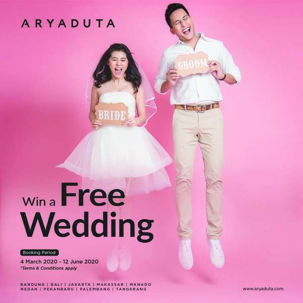 Celebrate Your Wedding for Free at Aryaduta