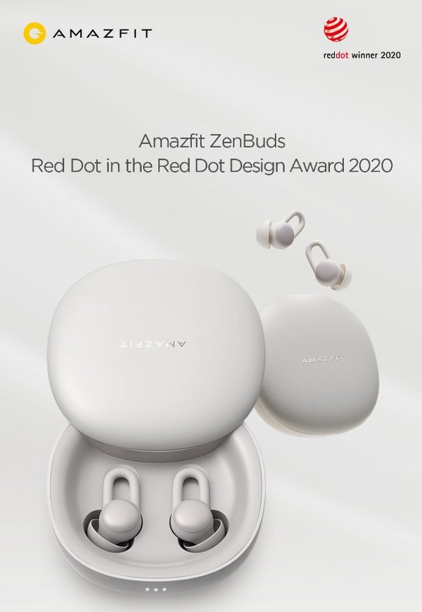 Amazfit ZenBuds Won Red Dot in the Red Dot Design Award 2020